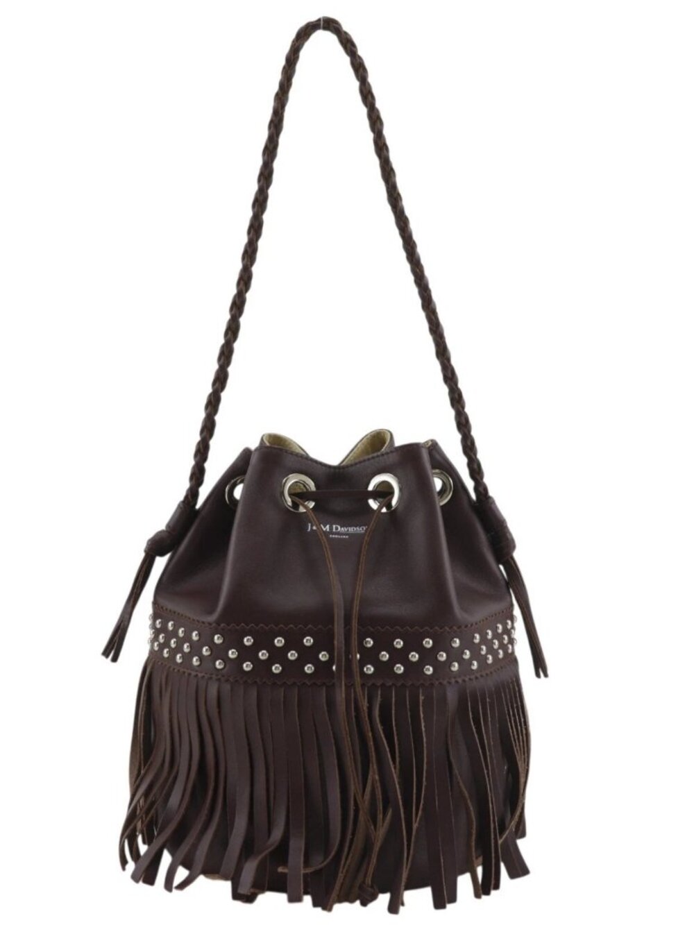 J&M Davidson carnival Shoulder Bag Drawer Special Edition Brown leather Women